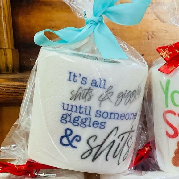 Funny Toilet Paper White Elephant Gag Gift for Gifting! - Picture 3 of 7